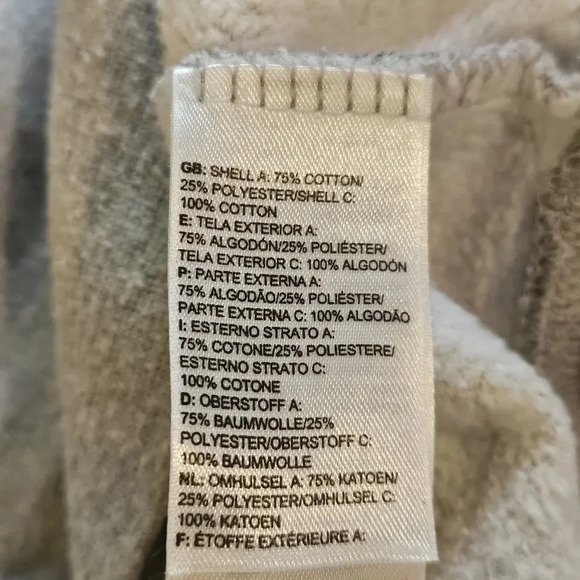 The North Face Sweat Shirt Hoodie Grey.| Big Pink Logo Wmns Sz M - Picture 8 of 9